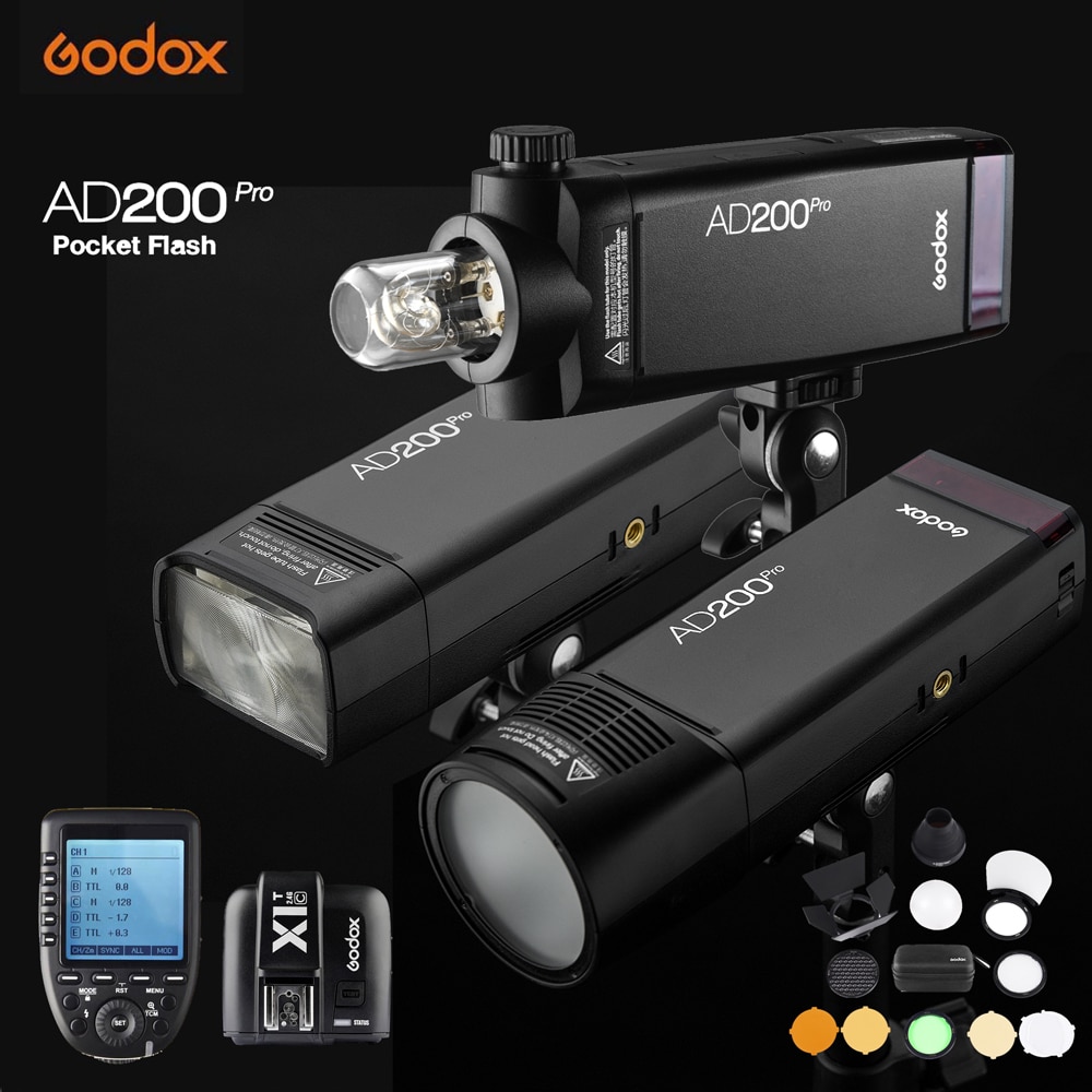 Godox-AD200Pro TTL  ÷ 200ws 2.4G HSS 1/8000 ..